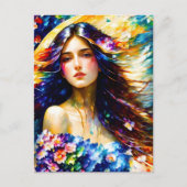 Spring Goddess Briefkaart (Voorkant)