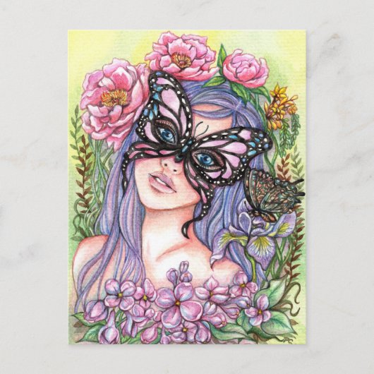 Spring Goddess Briefkaart (Voorkant)