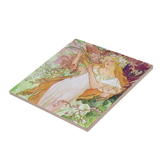 Spring Goddess Tegeltje (Zijkant)