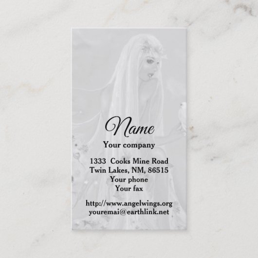 Spring Goddess Visitekaartje (Voorkant)