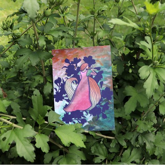 Spring Goddess Vlinder Art Kaart