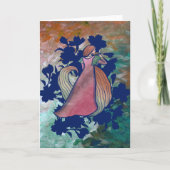 Spring Goddess Vlinder Art Kaart (Voorkant)