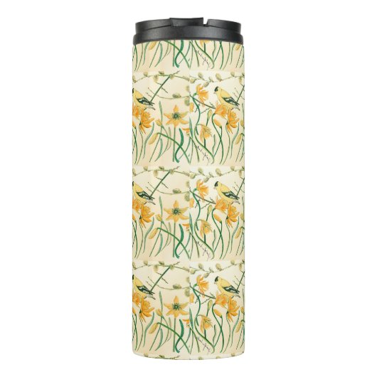 Spring Goldfinch Bowl Thermosbeker (Achterkant)