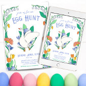 Spring Goose Easter Egg Hunt Kaart
