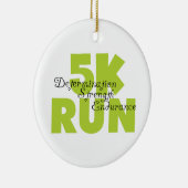 Spring Green 5K Run Keramisch Ornament (Rechts)
