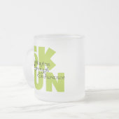 Spring Green 5K Run Matglas Koffiemok (Voorkant links)