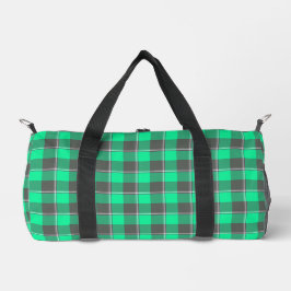 Spring Green and Finlandia Black Plaid Plunjezak
