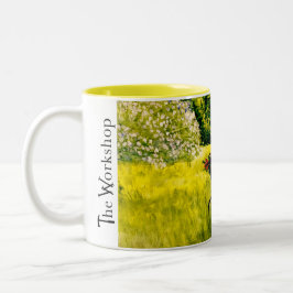 Spring Green Bicycle Floral Pastoral Mok