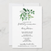 Spring Green Botanical Cross First Heilige Communi Kaart (Voorkant)