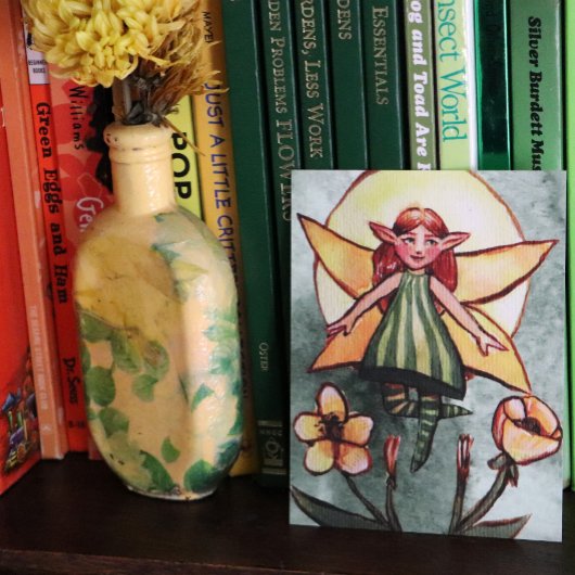 Spring Green Fairy Feestdagenkaart