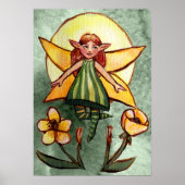 Spring Green Fairy Poster (Voorkant)