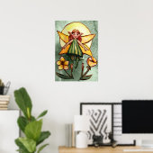 Spring Green Fairy Poster (Thuiskantoor)