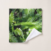 Spring Green Ferns Bad Handdoek (Wasdoekje)