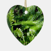 Spring Green Ferns boho botanisch Keramisch Ornament (Rechts)
