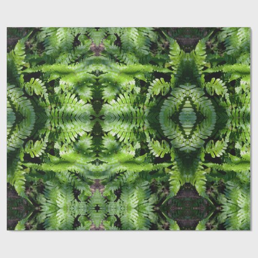 Spring Green Ferns Cadeaupapier (Vlak)
