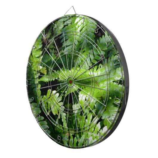 Spring Green Ferns Dartbord (Voorkant Rechts)