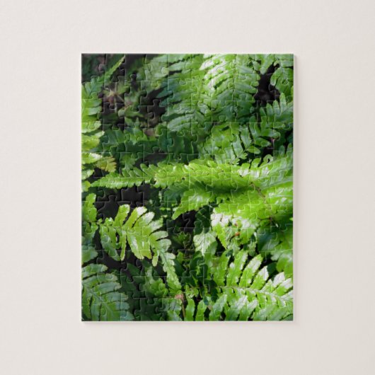 Spring Green Ferns Legpuzzel (Verticaal)