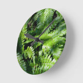 Spring Green Ferns Ronde Klok (Hoek)