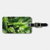 Spring Green Ferns tropisch botanisch groen Bagagelabel (Voorkant horizontaal)