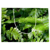 Spring Green Ferns tropisch botanisch groen Groot Cadeauzakje (Achterkant)