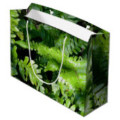 Spring Green Ferns tropisch botanisch groen Groot Cadeauzakje (Achterkant Gekanteld)