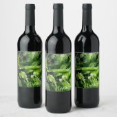 Spring Green Ferns Wijn Etiket (Flessen)