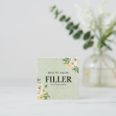 Spring Green Filler Aftercare Square Visitekaartje (Staand voorkant)
