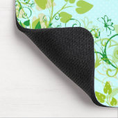 Spring Green Floral mousepad Muismat (Hoek)