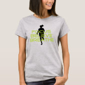 Spring Green Focus Believe Breathe T-shirt (Voorkant)