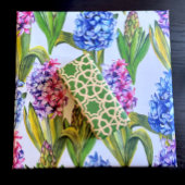 Spring Green & Gold Hyacinth Inpakpapier Vel