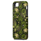 Spring Green-Gold Pattern Case-Mate iPhone Case (Achterkant Links)