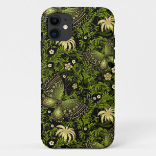 Spring Green-Gold Pattern iPhone 11 Hoesje