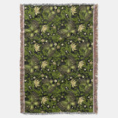 Spring Green-Gold Pattern Deken (Voorkant Verticaal)