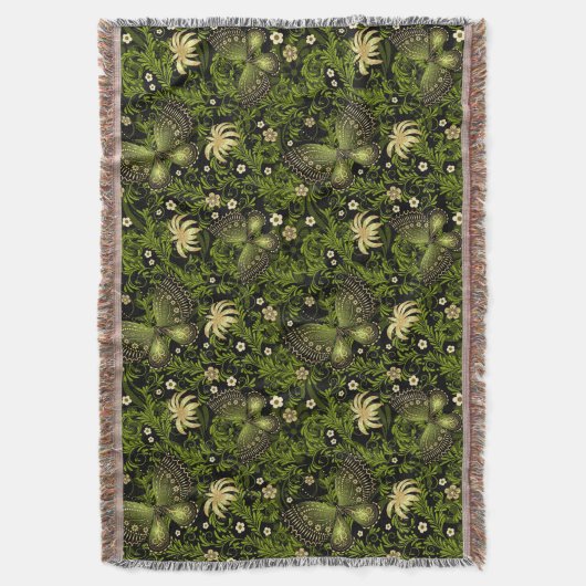 Spring Green-Gold Pattern Deken (Voorkant Verticaal)