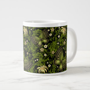 Spring Green-Gold Pattern Grote Koffiekop