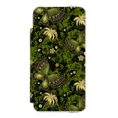 Spring Green-Gold Pattern Incipio iPhone Portemonnee Hoesje (Voorkant Agenda)
