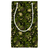 Spring Green-Gold Pattern Klein Cadeauzakje (Voorkant)