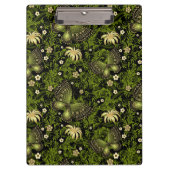 Spring Green-Gold Pattern Klembord (Voorkant)