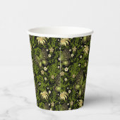 Spring Green-Gold Pattern Papieren Bekers (Rechts)