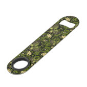 Spring Green-Gold Pattern Speed Flessenopener (Achterkant Gekanteld)
