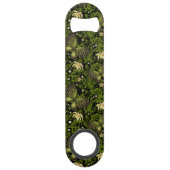 Spring Green-Gold Pattern Speed Flessenopener (Voorkant)