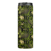 Spring Green-Gold Pattern Thermosbeker (Achterkant)