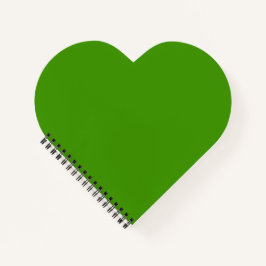 Spring Green Heart Notitieboek