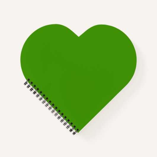 Spring Green Heart Notitieboek (Voorkant)