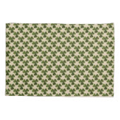 Spring Green Irish Shamrock Pattern Kussensloop (Achterkant)