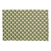 Spring Green Irish Shamrock Pattern Kussensloop (Voorkant)
