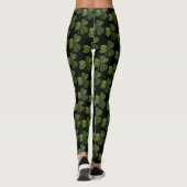Spring Green Irish Shamrock Pattern Leggings (Achterkant)