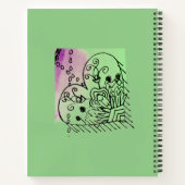 Spring Green Journal / Scrapbook / notebook Notitieboek (Achterkant)
