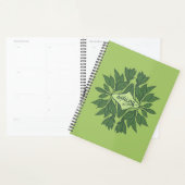 Spring Green laat esthetische typografie achter Planner (Display)