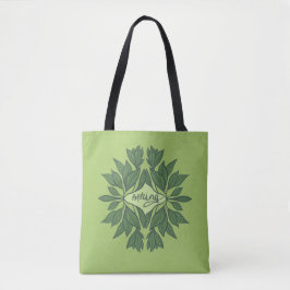 Spring Green laat esthetische typografie achter Tote Bag